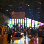 Exhibition stand during 11th World City Forum i Katowice.