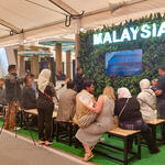 Exhibition stand during 11th World City Forum i Katowice.