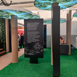 Exhibition stand during 11th World City Forum i Katowice.
