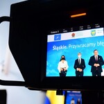 Jakub Chełstowski, Marshal of the Silesian Voivodeship, Izabela Domogała, member of the Management Board of the Silesian Voivodeship and Paweł Mirowski, Deputy President of the Management Board of the National Fund for Environmental Protection and Water Management during the signing of the contract