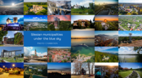"Silesian municipalities under the blue sky."