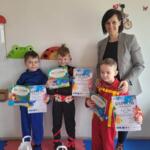 The winners of the New Year's art competition with eco-manager