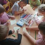 Children during ecological games.