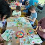 Preschoolers during the workshops. 