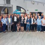 A group of competition winners with the Mayor of Zabrze, Małgorzata Mańka-Szulik.