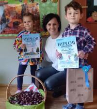 Eco-manager with two children - competition winners.
