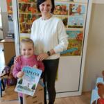 Eco-manager with a competition winner.
