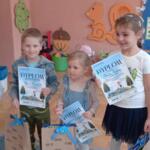 Three children - competition winners.