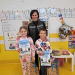 Eco-manager with two children - competition winners.