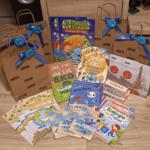 Sets of gadgets and books - competition prizes.