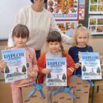 Eco-manager with three children - competition winners.
