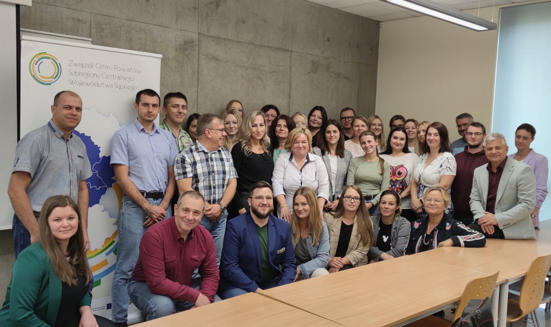 A group photo of eco-managers and coordinators from the Central Subregion.
