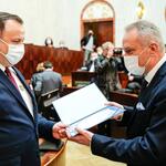 Uroczyste wręczenie certyfikatów partnerskich przez władze Zarządu Województwa Śląskiego.