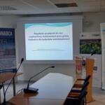 View of the room prepared for the meeting.