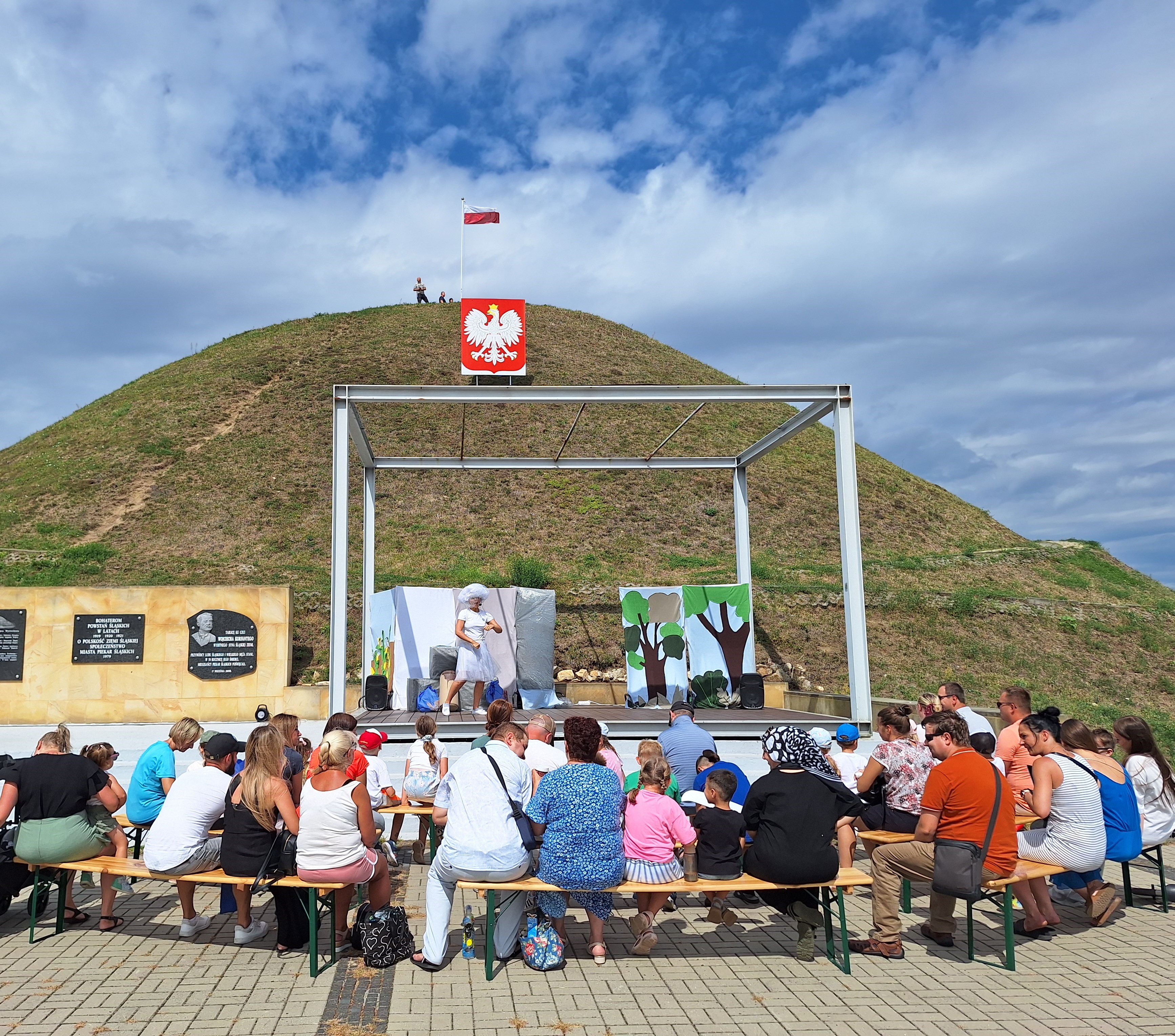 Outdoor Theater Performance at the Liberation Mound in Piekary Śląskie.
